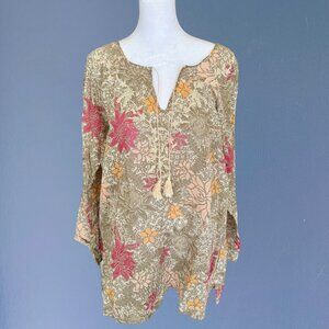 *VINTAGE* Eddie Bauer Embroidered Boho Tunic